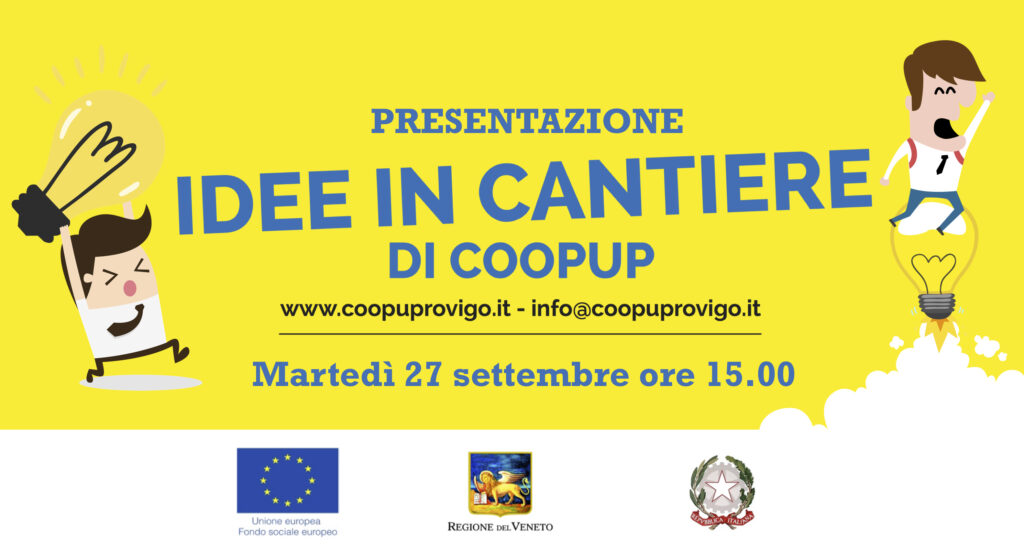 Workshop formativo gratuito per l’avvio d’impresa “IDEE in CANTIERE”