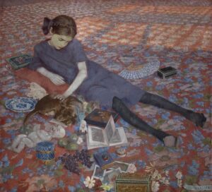 Felice Casorati, tappeto rosso