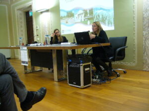 a sx Giorgia Businaro, a dx Giulia Lucertini