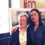Inaugurazione della mostra. Valentina Maniezzo e Lauretta Vignaga.