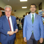 il sindaco Viaro e l'assessore regionale Corazzari in visita alla mostra di Valentina Maniezzo