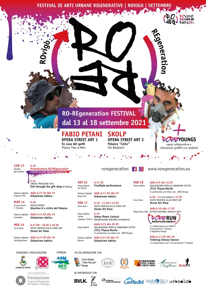Presentato il Festival di street art  ROvigo REgeneration