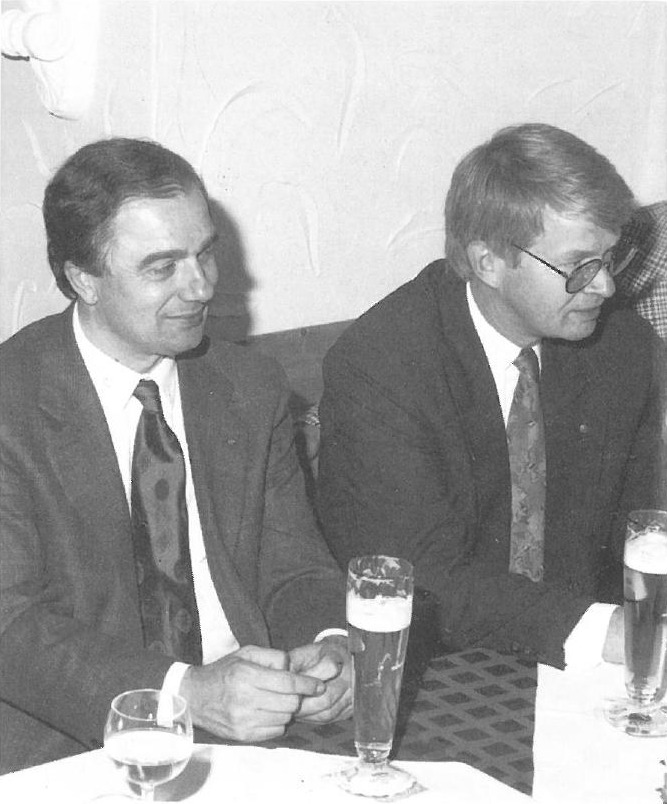 Il Sindaco di Rovigo Carlo Piombo col borgomastro di Viernheim Norbert Hoffman