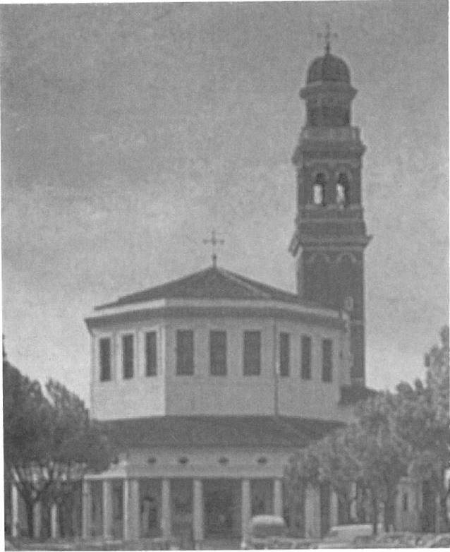 I due templi simbolo delle due città gemellate: in alto S. Paolo a Viernheim; in basso la Rotonda di Rovigo.