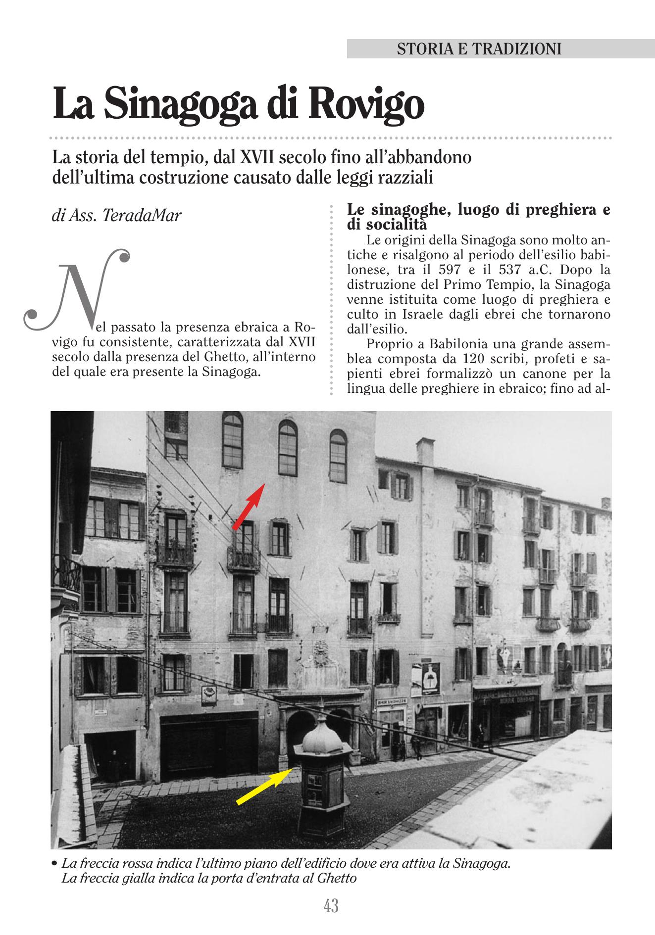 La Sinagoga di Rovigo