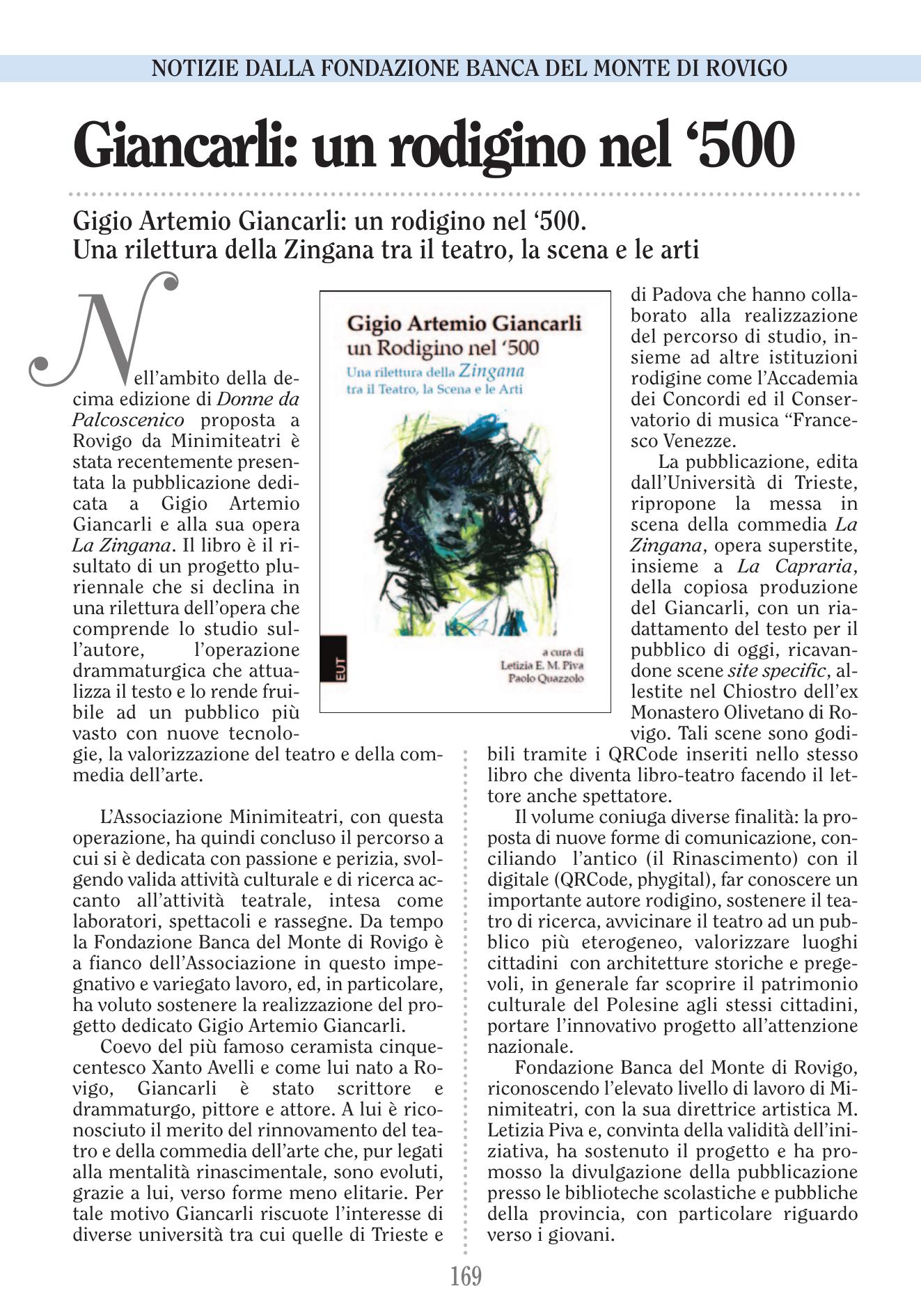 Giancarli: un rodigino nel ‘500