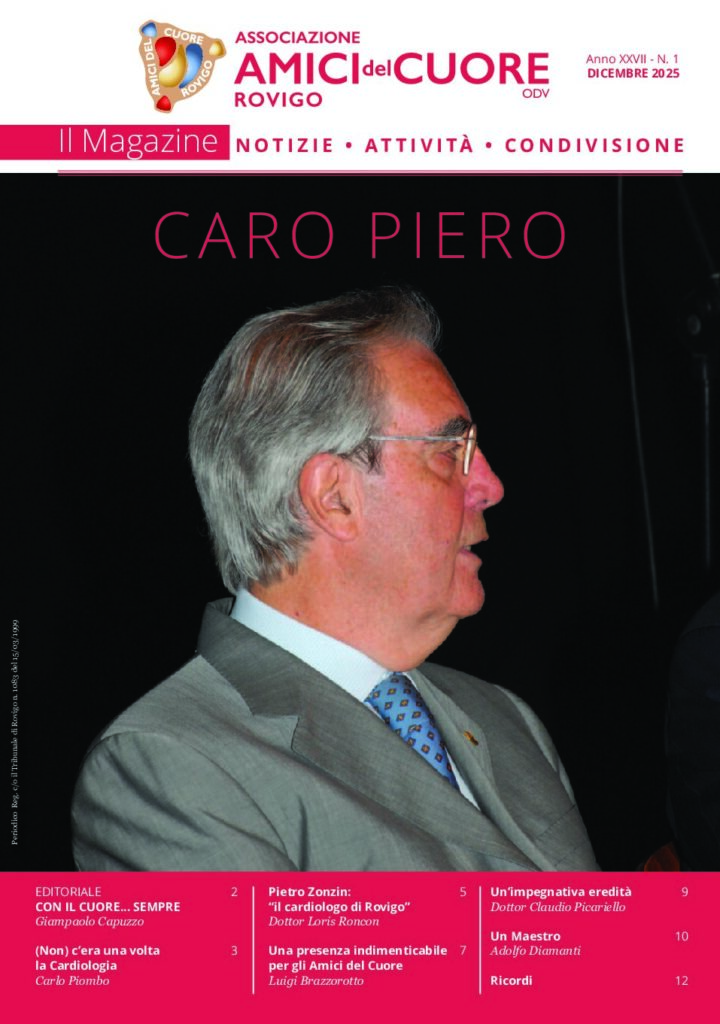 Amici del Cuore Rovigo – Il Magazine, dicembre 2025 – copertina