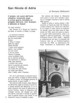 Prima pagina originale dell’articolo San Nicola di Adria