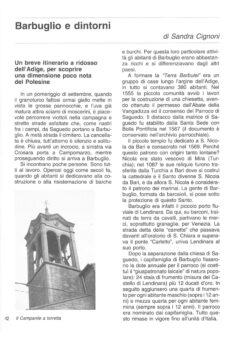 Prima pagina originale dell’articolo Barbuglio e dintorni