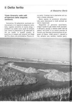 Prima pagina originale dell’articolo Il Delta ferito