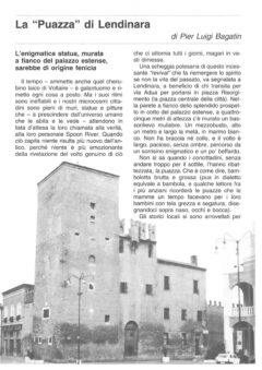 Prima pagina originale dell’articolo La “Puazza” di Lendinara