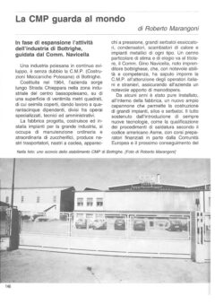 Prima pagina originale dell’articolo La CMP guarda al mondo