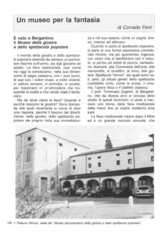 Prima pagina originale dell’articolo Un museo per la fantasia