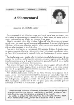 Prima pagina originale dell’articolo Addormentarsi