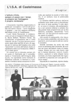 Prima pagina originale dell’articolo L’I.S.A. di Castelmassa