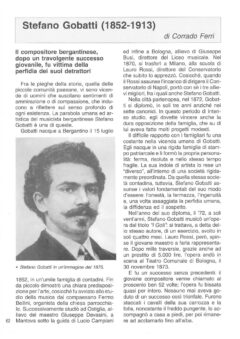 Prima pagina originale dell’articolo Stefano Gobatti (1852-1913)