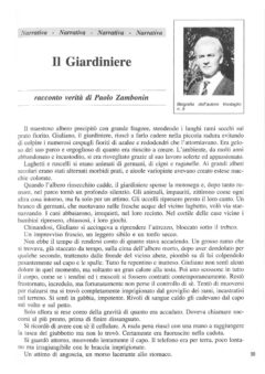 Prima pagina originale dell’articolo Il Giardiniere