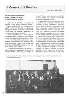 Prima pagina originale dell’articolo I Consorzi di Bonifica
