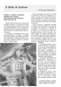 Prima pagina originale dell’articolo Il Delta di Gulliver