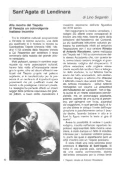 Prima pagina originale dell’articolo Sant’ Agata di Lendinara