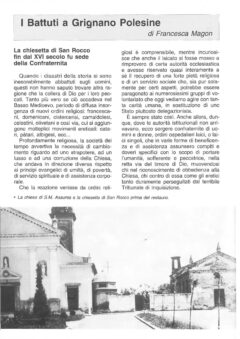 Prima pagina originale dell’articolo I Battuti a Grignano Polesine