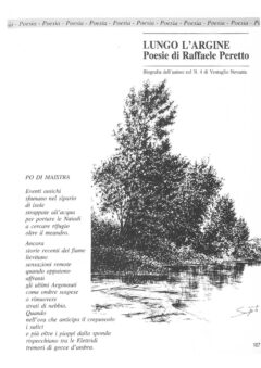 Prima pagina originale dell’articolo Lungo l’argine