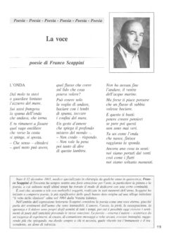 Prima pagina originale dell’articolo La voce