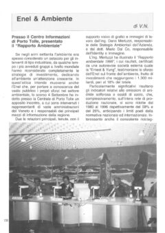 Prima pagina originale dell’articolo Enel & Ambiente