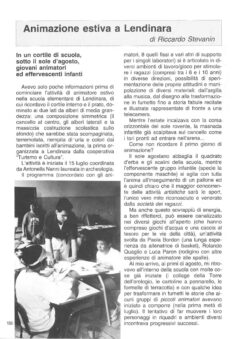 Prima pagina originale dell’articolo Animazione estiva a Lendinara