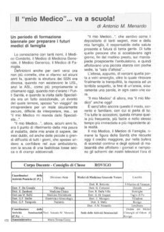 Prima pagina originale dell’articolo Il “mio Medico”… va a scuola!
