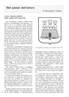 Prima pagina originale dell’articolo Nel paese dell’alloro