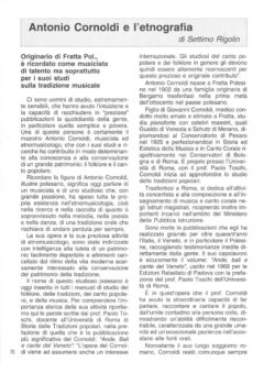 Prima pagina originale dell’articolo Antonio Cornoldi e l’etnografia