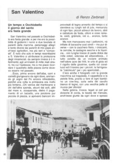 Prima pagina originale dell’articolo San Valentino