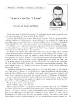 Prima pagina originale dell’articolo La mia vecchia “Omas”