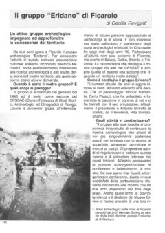 Prima pagina originale dell’articolo Il gruppo “Eridano” di Ficarolo