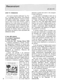 Prima pagina originale dell’articolo Libri in redazione