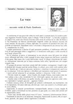Prima pagina originale dell’articolo La voce