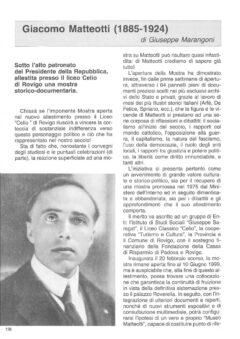 Prima pagina originale dell’articolo Giacomo Matteotti (1885-1924)