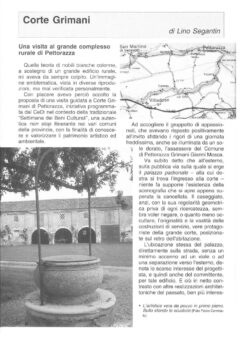 Prima pagina originale dell’articolo Corte Grimani