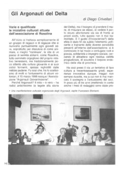 Prima pagina originale dell’articolo Gli Argonauti del Delta
