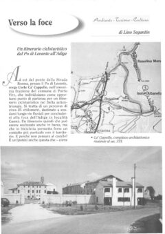 Prima pagina originale dell’articolo Verso la foce