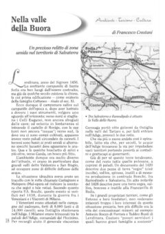 Prima pagina originale dell’articolo Nella valle della Buora
