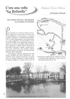 Prima pagina originale dell’articolo C’era una volta “La Retinella”