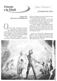 Prima pagina originale dell’articolo Fetonte e le Eliadi
