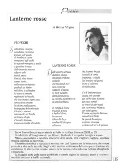 Prima pagina originale dell’articolo Lanterne rosse