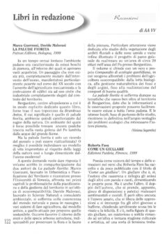 Prima pagina originale dell’articolo Libri in redazione