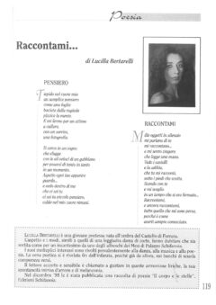 Prima pagina originale dell’articolo Raccontami…