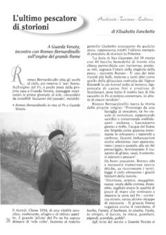 Prima pagina originale dell’articolo L’ultimo pescatore di storioni
