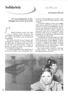 Prima pagina originale dell’articolo Solidarietà
